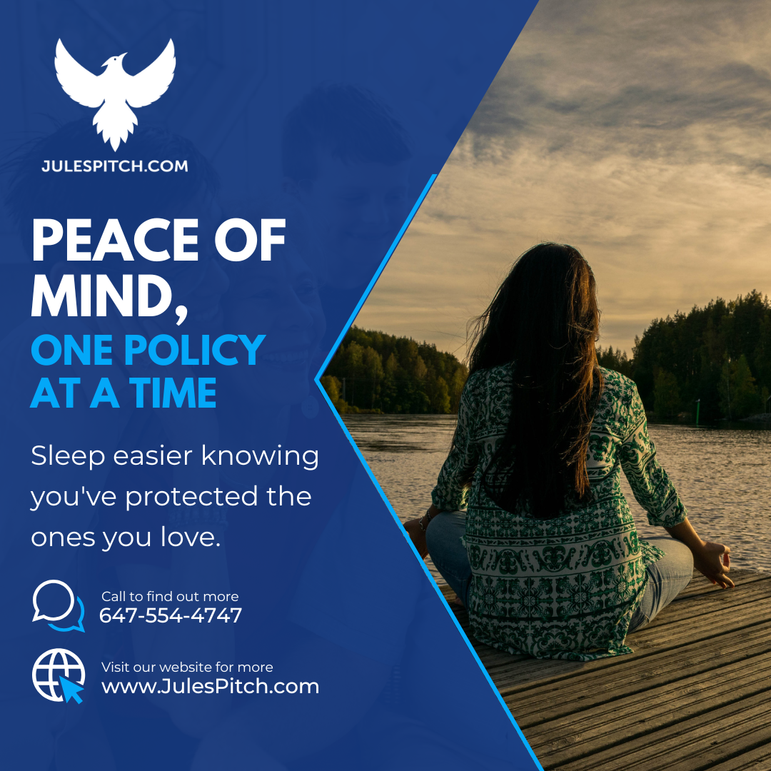 JulesPitch.com Peace of Mind One Policy At A Time